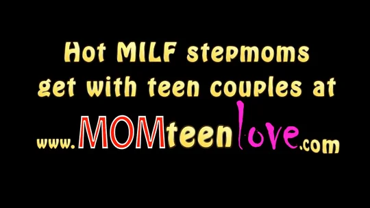 Big boobs stepmom brandi love and beautiful teen babe mia malkova shared horny boyfriend in the bedroom