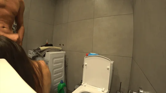 Deception  guy fucks my wife in the bathroom while i m at work  real home video