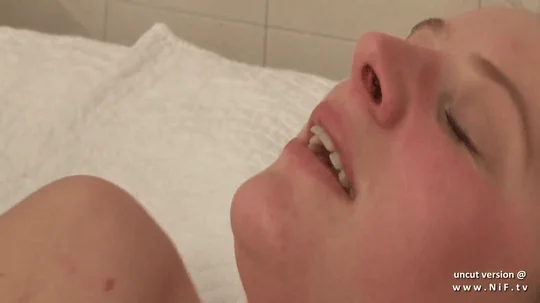Gorgeous amateur big boobed french blonde analyzed n jizzed on tits