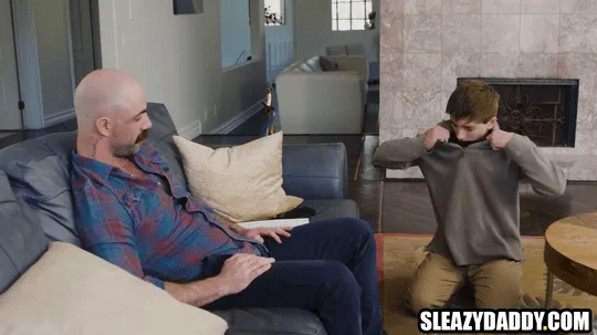 Angry stepdad bangs stepson because of poor grades gif part1