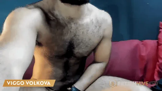 Fetishhivelive   viggo volkova   robust and hairy stud gets freaky with leather gif part1