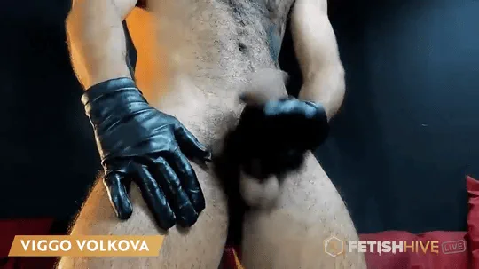 Fetishhivelive   viggo volkova   robust and hairy stud gets freaky with leather gif part3