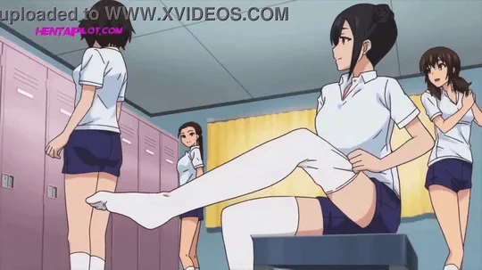 Got caught fucking my cheerleader in the changing room   anime hentai gif part4