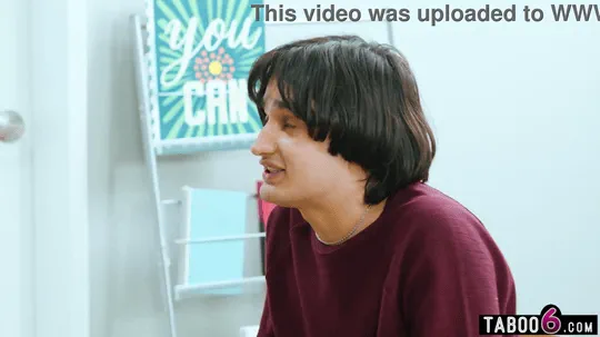 Misbehaved in class had stepmom coming to the rescue in front of the milf teacher gif part2