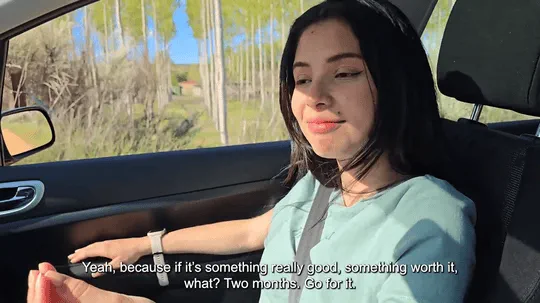 My neighbor wants to cheat on her husband so she uses me and we have sex in public  gif part1