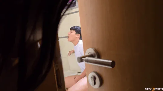 Part1  my stepsister catches me masturbating while we are locked in a hotel room gif part10