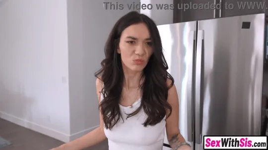 Petite teen step sister teases her stepbro to get spanked and railed by him gif part1