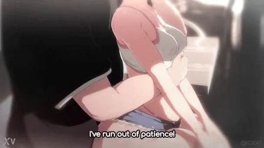 Silly slut seduced a random guy on a ride animation gif part7