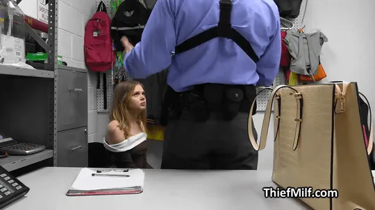 Squirting threeway with the horny security guard gif part6