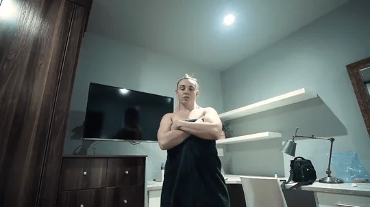 Stepmom catches stepson watching her in motel room   fucks him to anal creampie gif part1